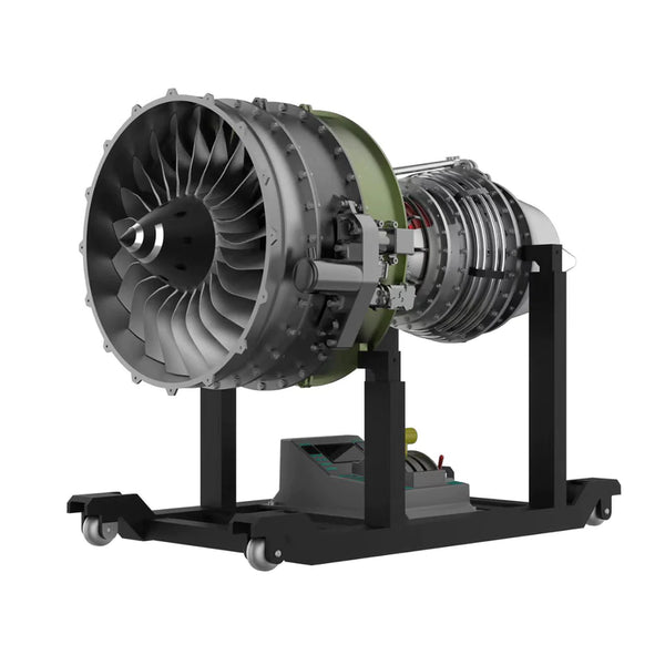 Turbofan Engine Model Kit that Works - Build Your Own Turbofan Engine - TECHING 110 Full Metal Dual-Spool Turbofan Engine Aircraft Jet Engine Model 1000+Pcs