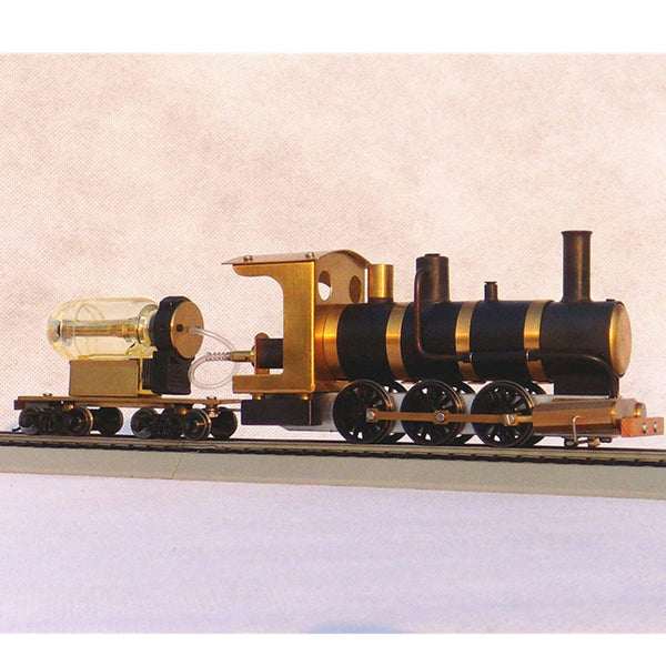 1/87 HO Scale Live Steam Train With Twin-Cylinder Single-Acting Oscillating Steam Engine Model