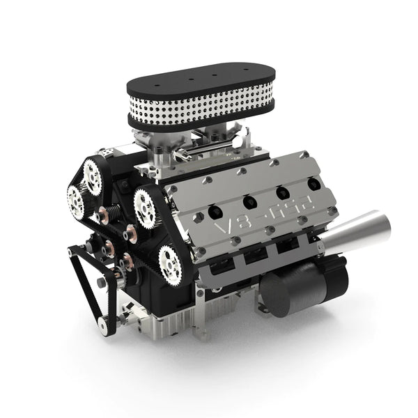 ENJOMOR V8 78CC DOHC Four-Stroke V-Shaped Eight-Cylinder Water-Cooled Electric Gasoline Internal Combustion Engine Model