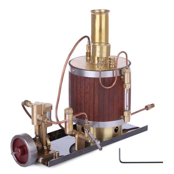 Mini Steam Engine Model With Boiler And Base Set