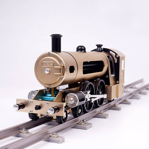 TECHING Steam Locomotive Train Model Kit That Works - 387Pcs
