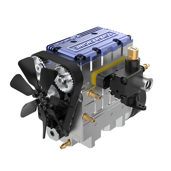 TOYAN SEMTO ENGINE ST-NF2 7cc SOHC Inline 2 Cylinders 4 Stroke Air Cooled Nitro Engine Model Kit - FS-L200AC