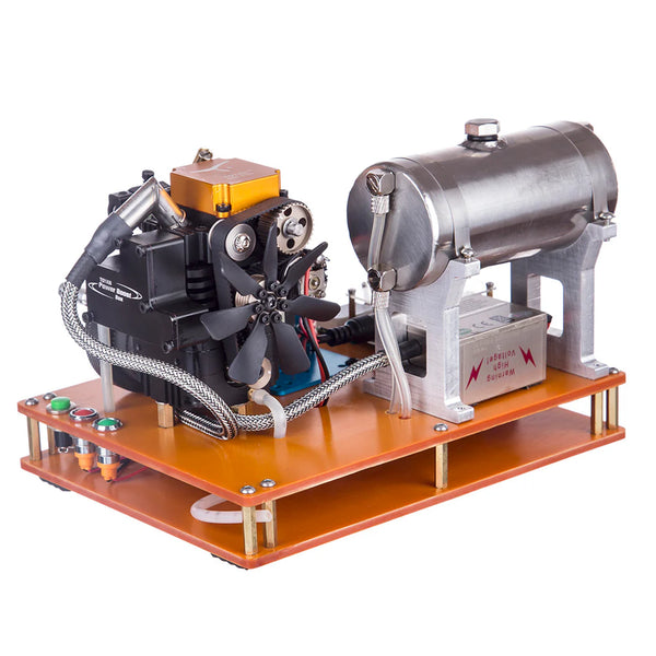 Toyan FS-S100G 4 Stroke Gasoline Engine 12V DIY Electric Generator Science Toy - Enginediy