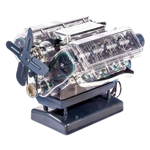 V8 Engine Model Kit - Build Your Own V8 Engine - Science Experiment STEM Toy - Enginediy